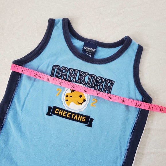 Retro Oshkosh Cheetah Tank Top 18 months - Picture 6 of 7